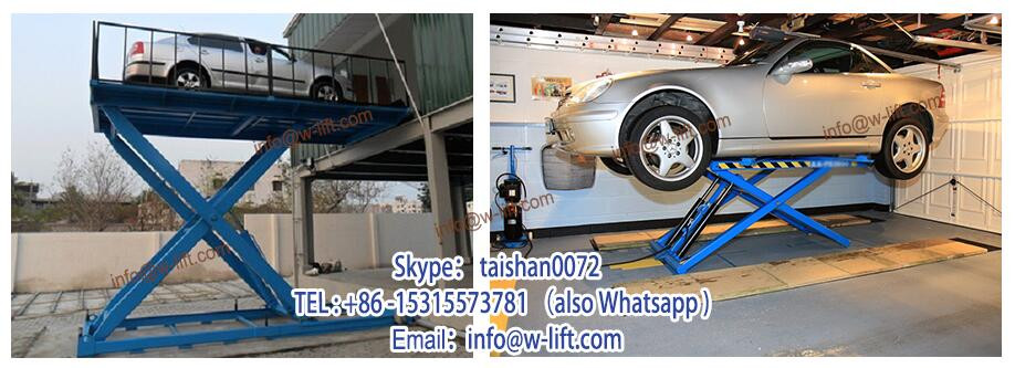 Portable single pole hydraulic 3.5 ton used scissor car lift for sale