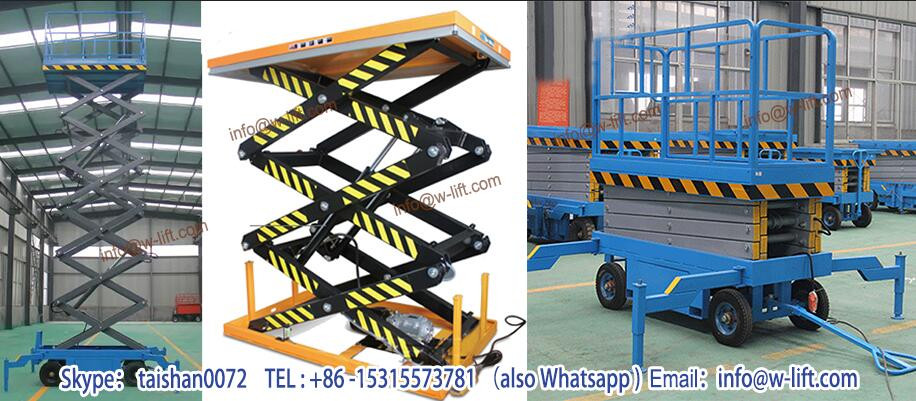 self-propelled mobile scissor lift hydraulic work platform lift