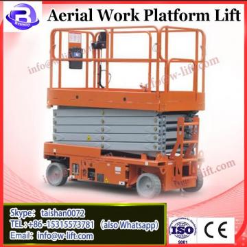 China factory price adjustable height aerial work platform/mid rise scissor lift