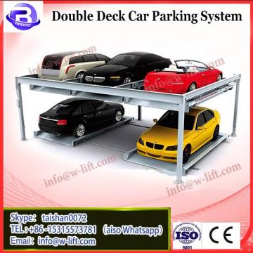 Two Post Hydraulic Vertical Valte Equipment Double Deck Car Parking System
