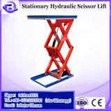 Stationary hydraulic scissor lift, 3ton capacity large scissor cargo lift platform