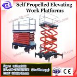 China factory supply portable hydraulic self- propelled lifting platform for aerial work