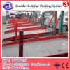 Inclined double deck car parking lift