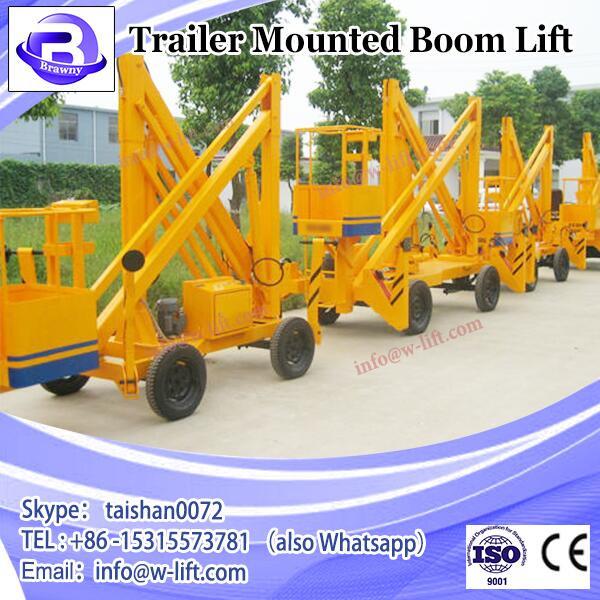10m hydraulic trailling boom lift with CE approved truck trail boom lifter #3 image
