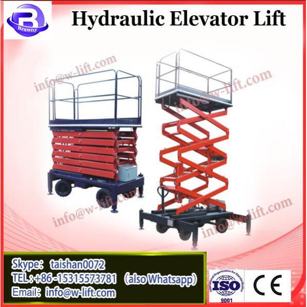CE approved customized available warehouse cargo elevator fixed hydraulic scissor lift #1 image
