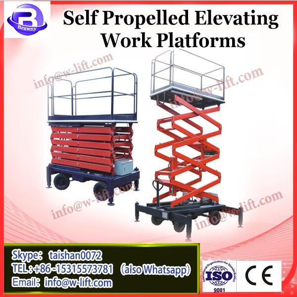 China factory supply portable hydraulic self- propelled lifting platform for aerial work #1 image